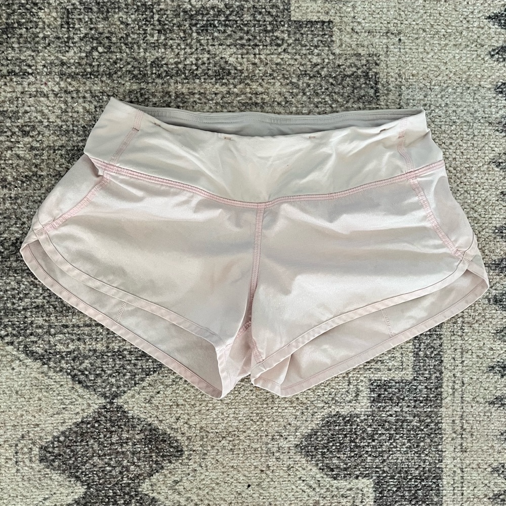 Lululemon Speed up Shorts light pink